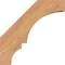 Ekena Millwork 3 1/2"W x 12"D x 12"H Balboa Smooth Knee Brace, Western Red Cedar BRC04X12X12BOA00SWR - alternate 4
